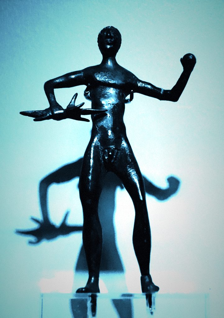 Tinia, bronze, c. 425-400 BCE.