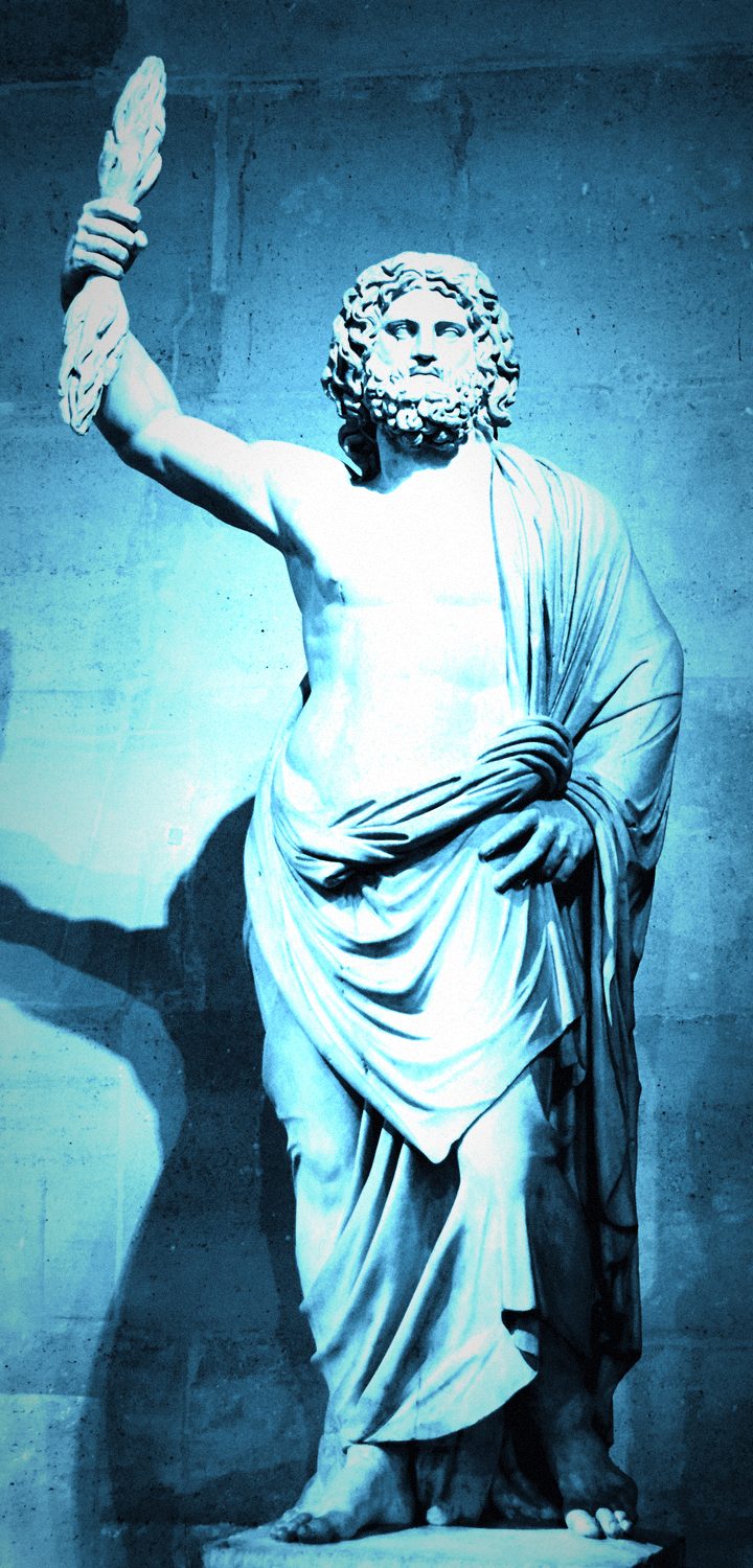 Zeus of Smyrna, marble, Roman period.